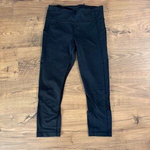 lululemon athletica Black Pace Rival Cropped Leggings